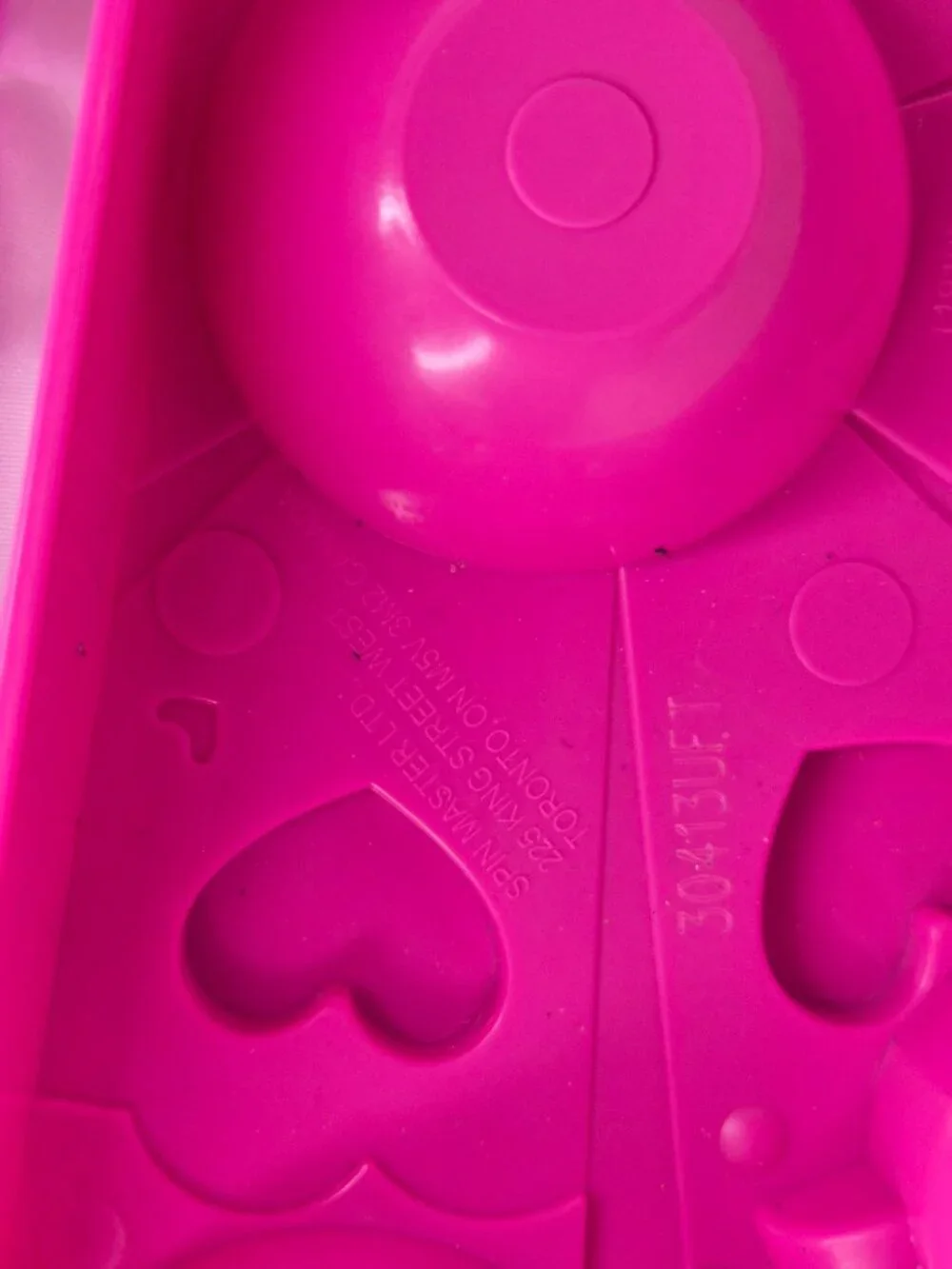 Spin Master Pink Glitter Toy Storage Case Heart Shaped Accessory Display Box